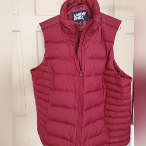Lands End ladies puffer vest